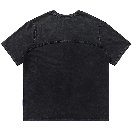 Washed Panel T-Shirt