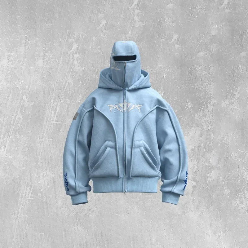 Balaclava Ninja Zip-Up Hoodie