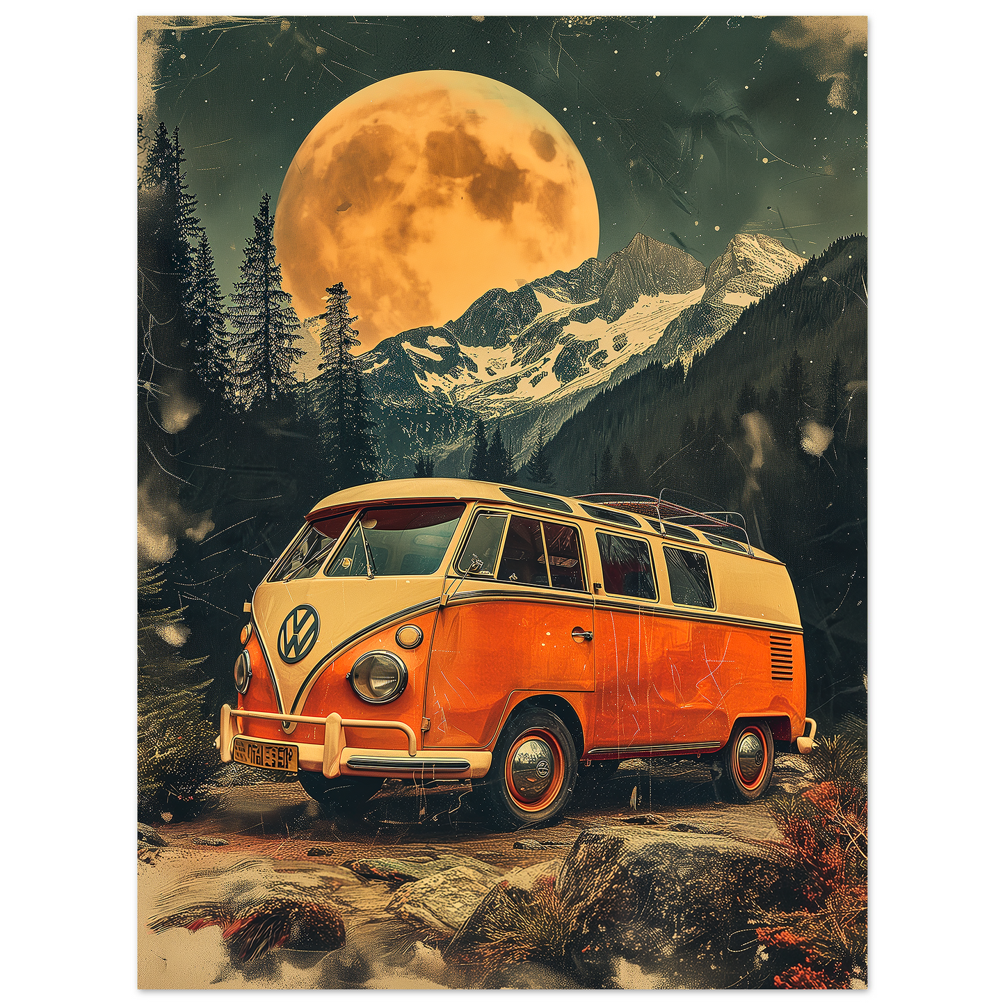 Cosmic Volkswagen Camping Van