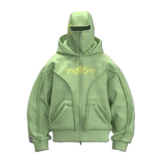 Balaclava Ninja Zip-Up Hoodie