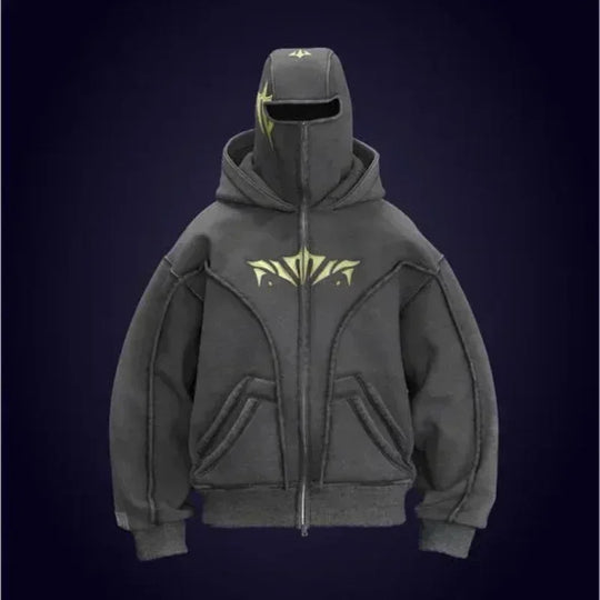 Balaclava Ninja Zip-Up Hoodie