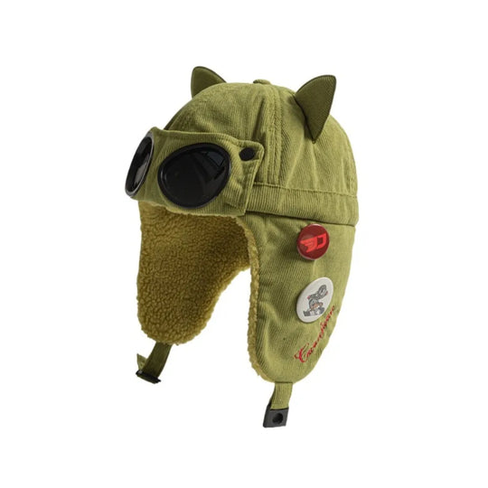 Fleece Pilot Bomber Hat