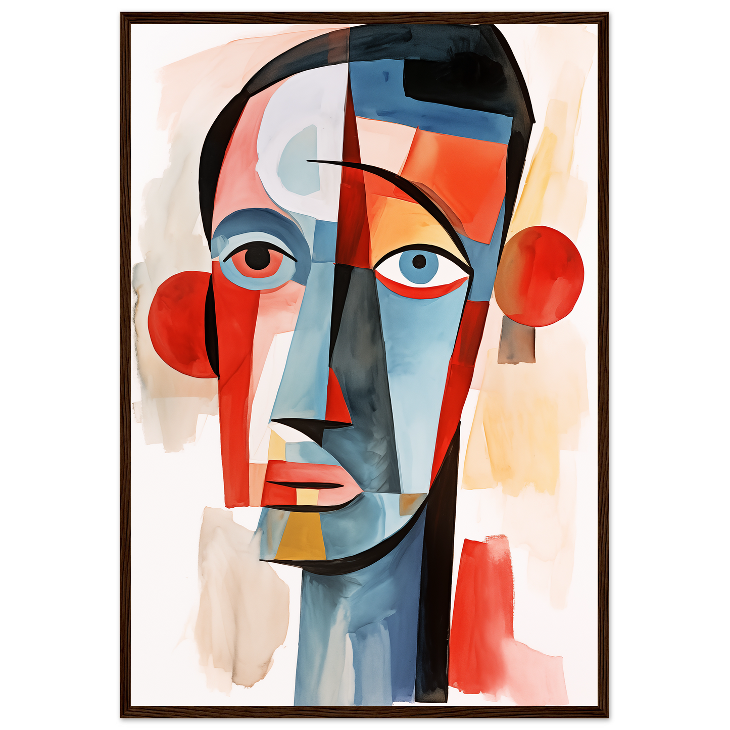 Abstract Pablo Picasso Aquarell Face Painting