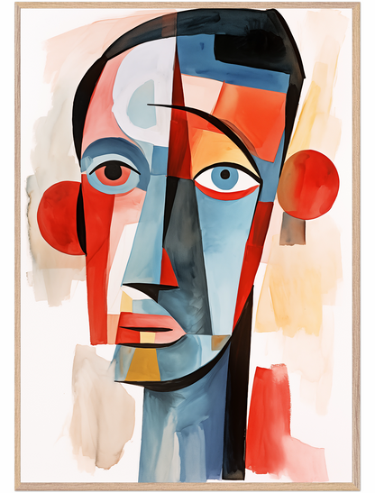 Abstract Pablo Picasso Aquarell Face Painting