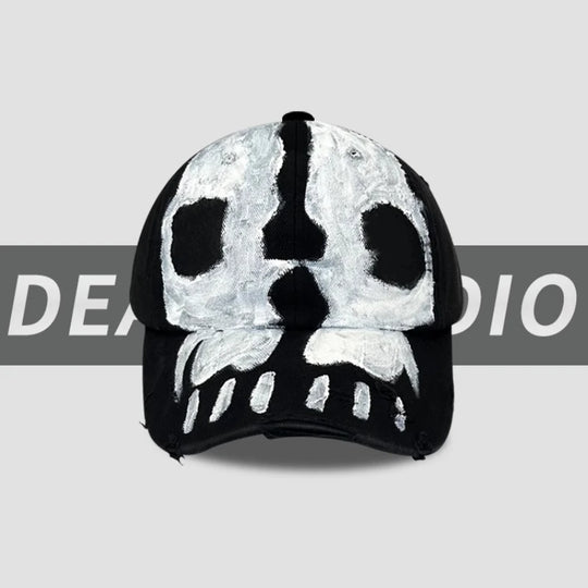 New American Street Black Washed Cotton Old Baseball Cap Men and Women Outdoor Personality Hole Shading Adjustable Hip Hop Hat