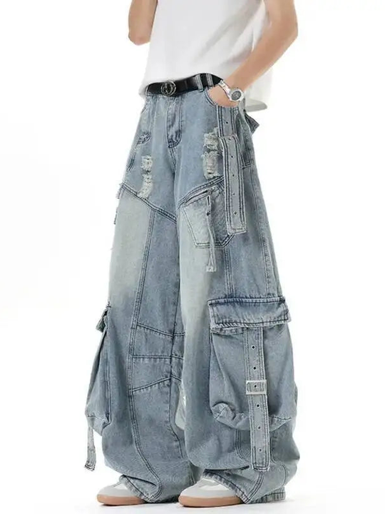 Deconstructed Cargo Jeans