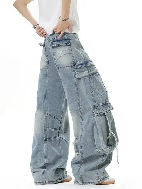 Deconstructed Cargo Jeans