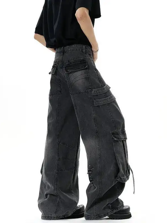 Deconstructed Cargo Jeans