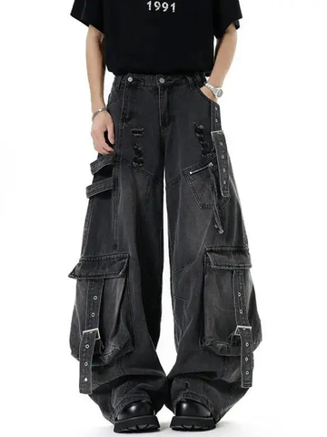 Deconstructed Cargo Jeans