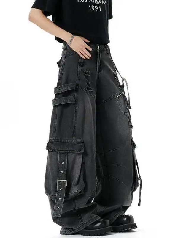 Deconstructed Cargo Jeans