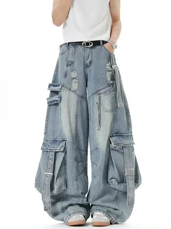 Deconstructed Cargo Jeans