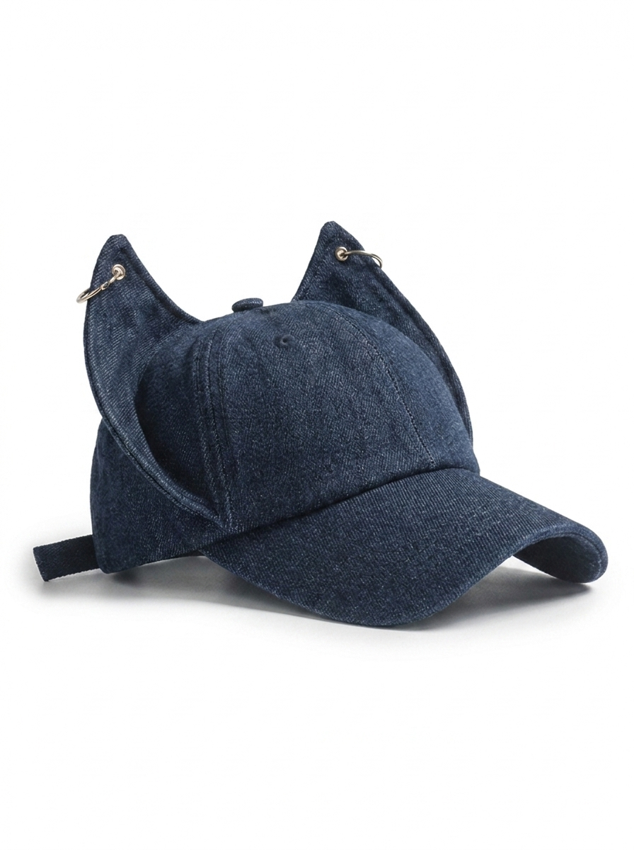 Fox Ear Denim Cap