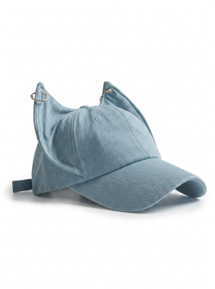 Fox Ear Denim Cap