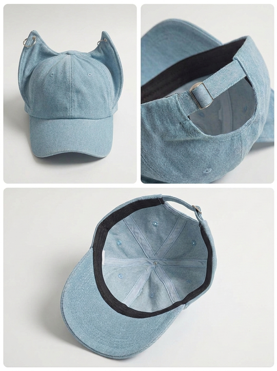 Fox Ear Denim Cap