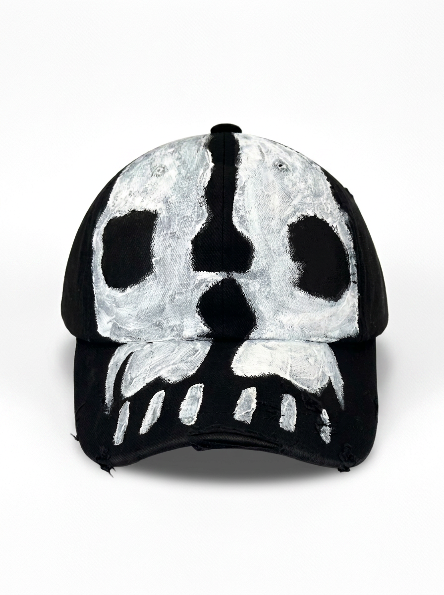 Distressed Skull Cap