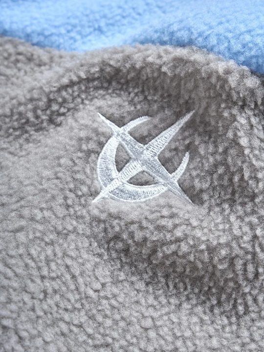 Fleece Panel Zip Hoodie