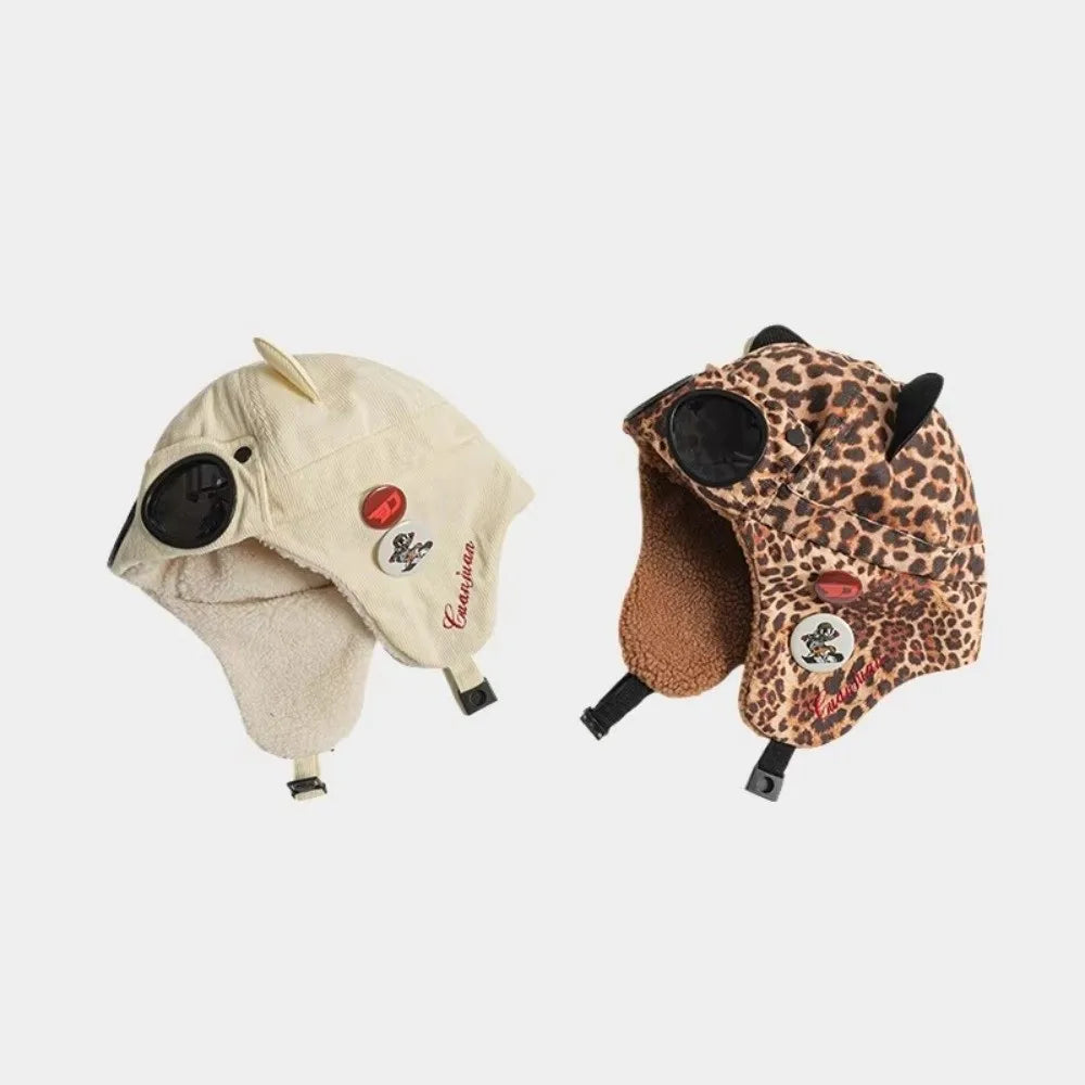 Fleece Pilot Bomber Hat