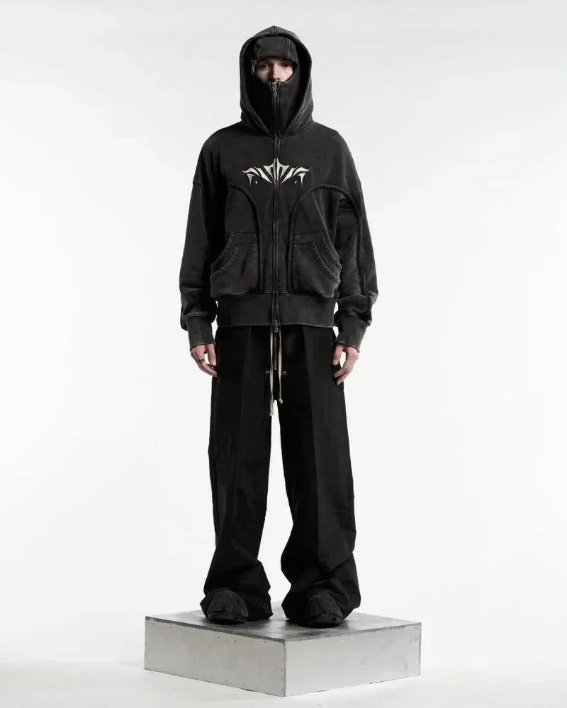 Balaclava Ninja Zip-Up Hoodie