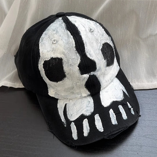 New American Street Black Washed Cotton Old Baseball Cap Men and Women Outdoor Personality Hole Shading Adjustable Hip Hop Hat