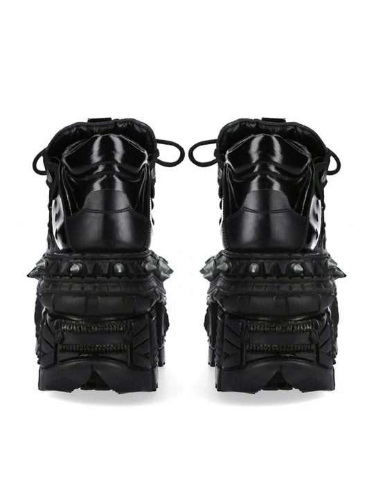 AconaStudio Gothic Platform Shoes – chunky sole, metal studs