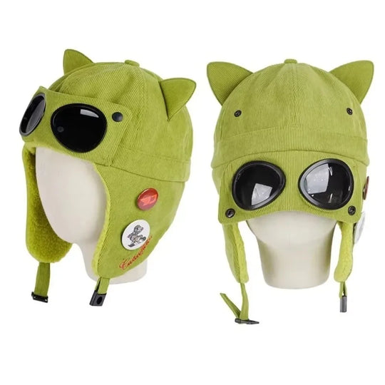 Fleece Pilot Bomber Hat