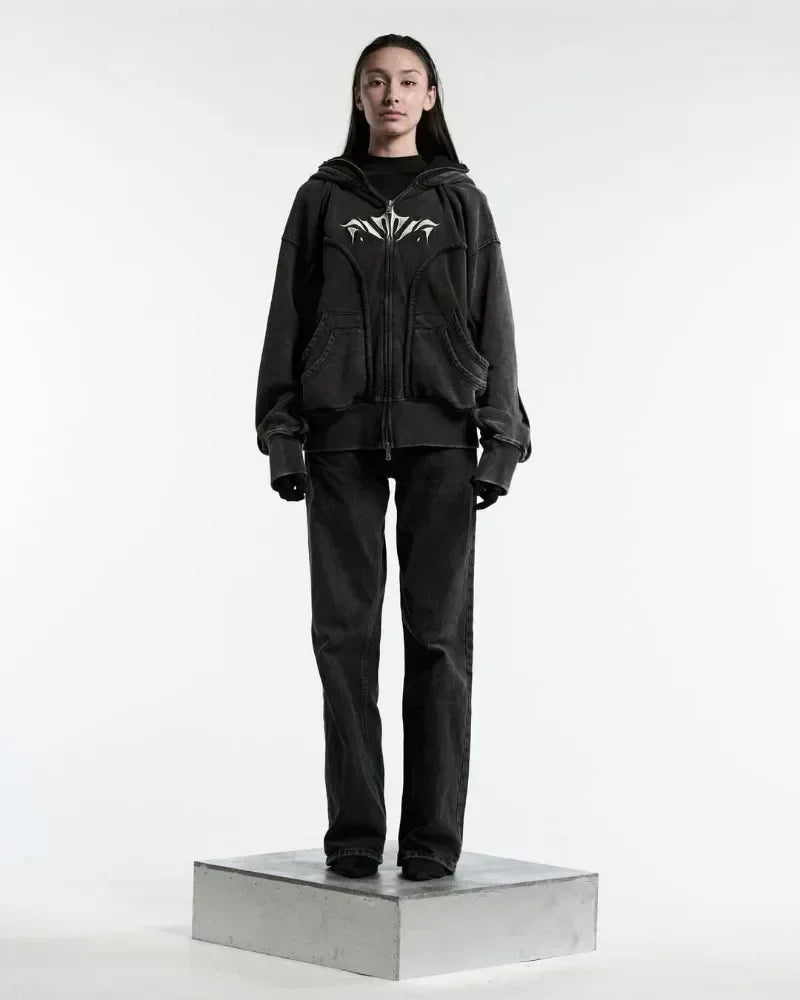 Balaclava Ninja Zip-Up Hoodie