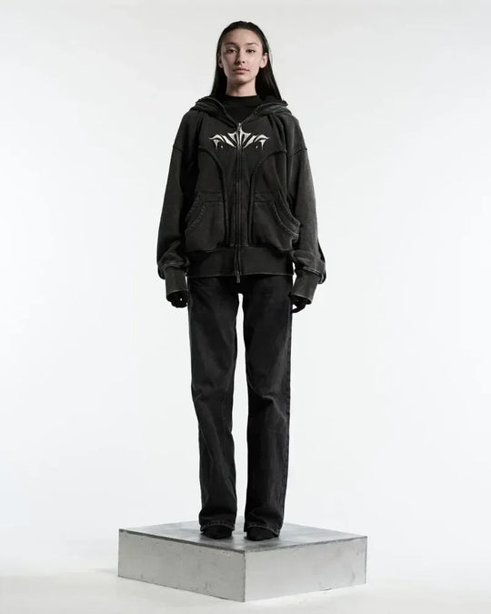 Balaclava Ninja Zip-Up Hoodie