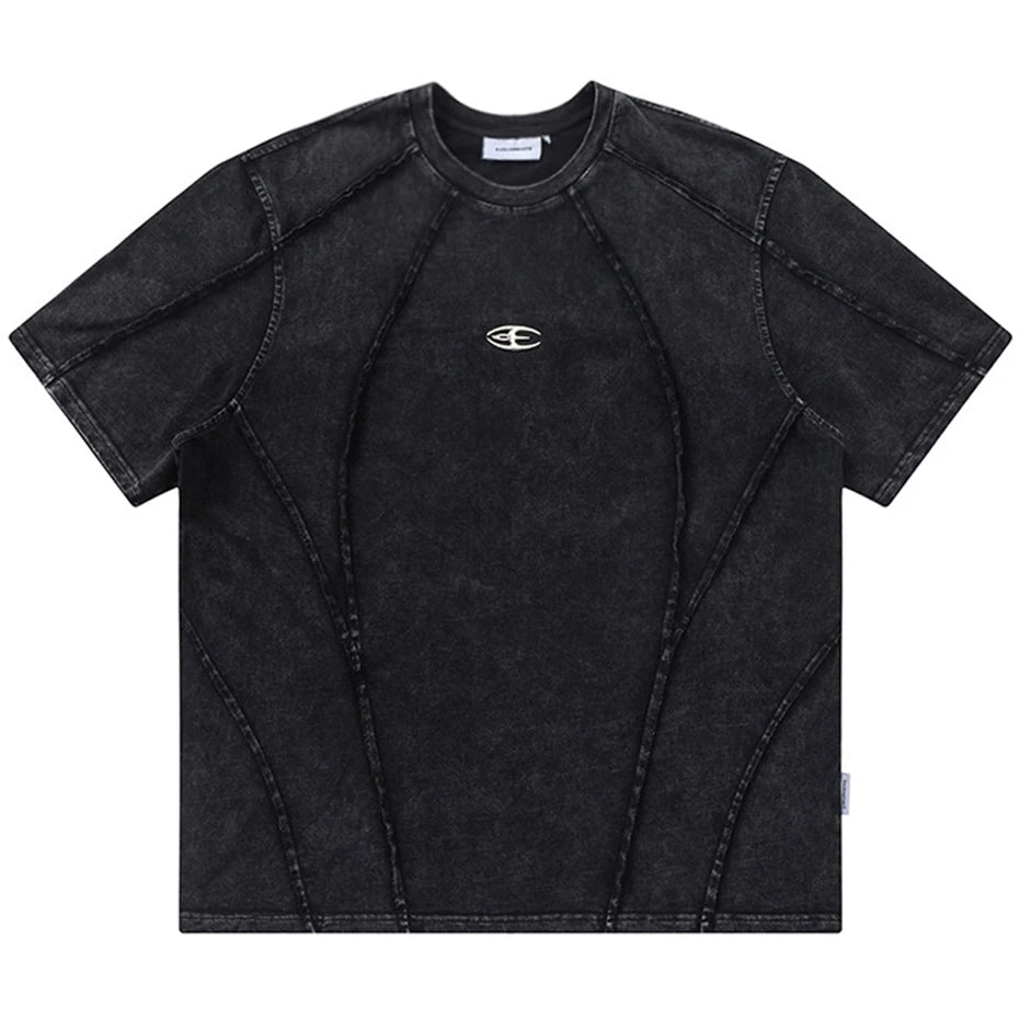 Washed Panel T-Shirt