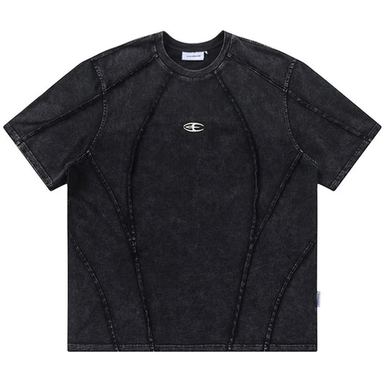 Washed Panel T-Shirt