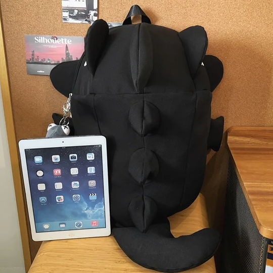 AconaStudio Dino Utility Backpack – sculpted dinosaur silhouette