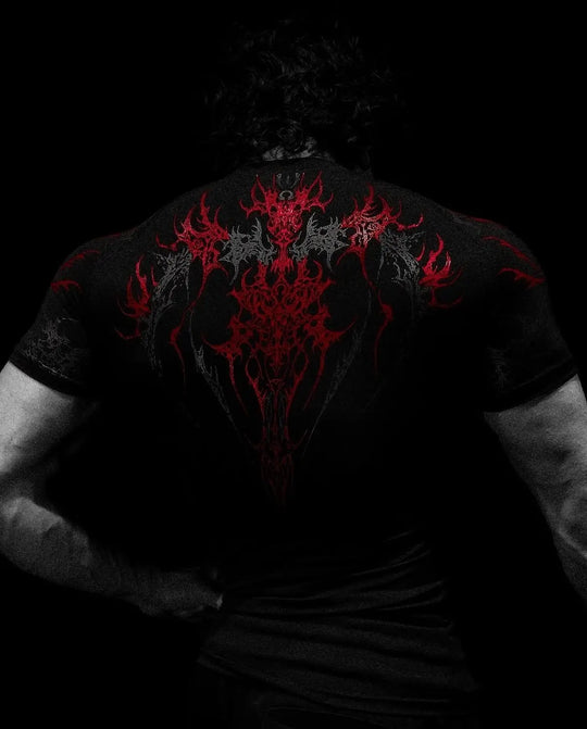 1-piece Men's Sports Quick Drying Round Neck Compression T-shirt Sports Running Fitness Short Sleeved T-shirt