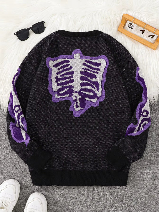 Skeleton Knit Sweater