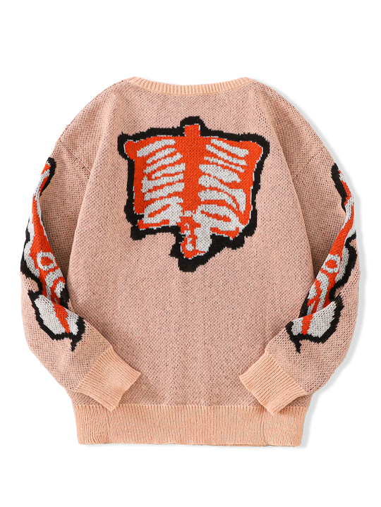 Skeleton Knit Sweater