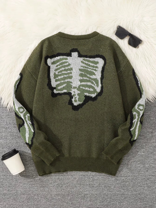Skeleton Knit Sweater
