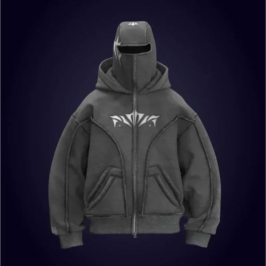 Balaclava Ninja Zip-Up Hoodie