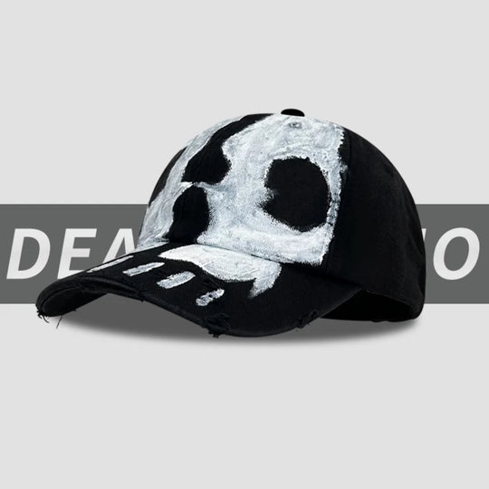 New American Street Black Washed Cotton Old Baseball Cap Men and Women Outdoor Personality Hole Shading Adjustable Hip Hop Hat