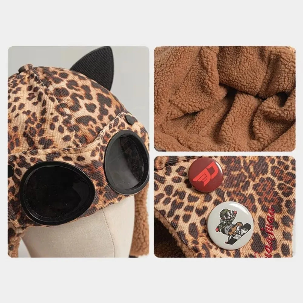 Fleece Pilot Bomber Hat
