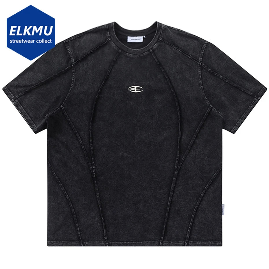 Washed Panel T-Shirt