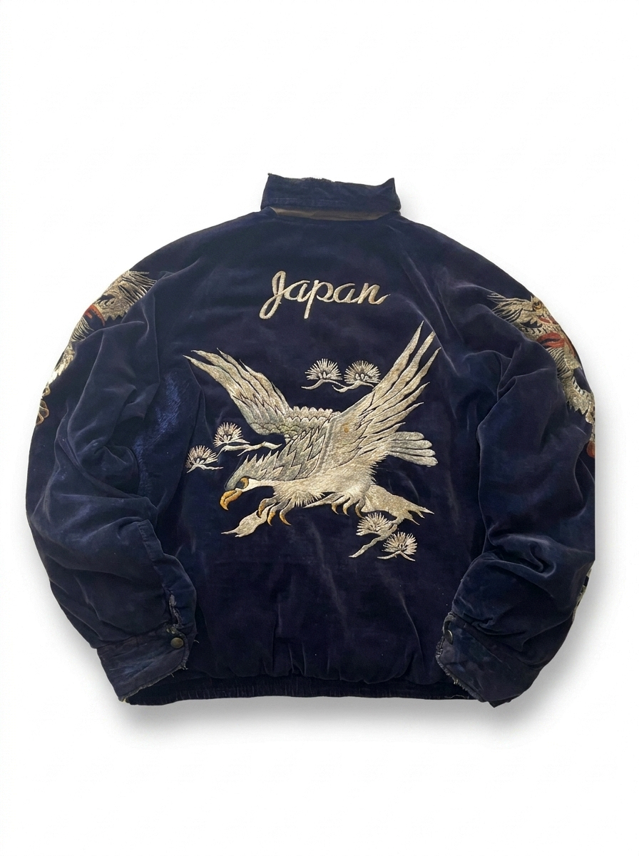 AconaStudio Dragon Bomber Jacket – embroidered dragon graphics